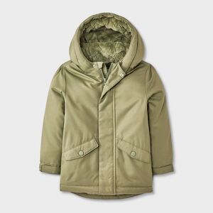 Cat & Jack - Toddler Boys' Cozy Lined Playground Parka Jacket - Olive Green